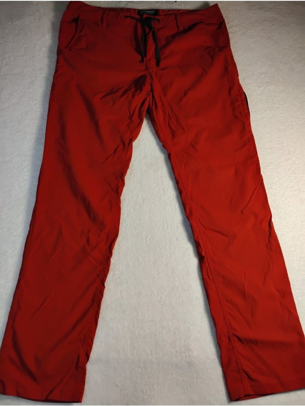 Everywhere Collection Slim Fit Mens Pants Stretch Lightweight 34x32 Brick Red